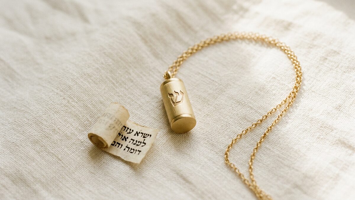 The Mezuzah Pendant: Doorway Symbolism Carried Close