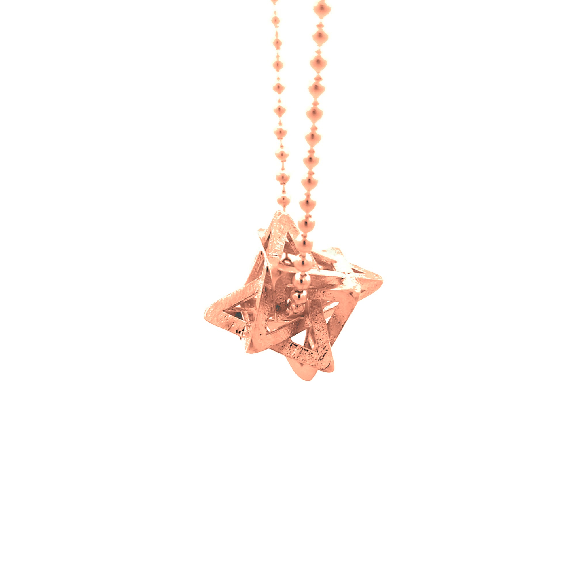 Regular Merkabah — 14K Gold — Rose Gold — view 2