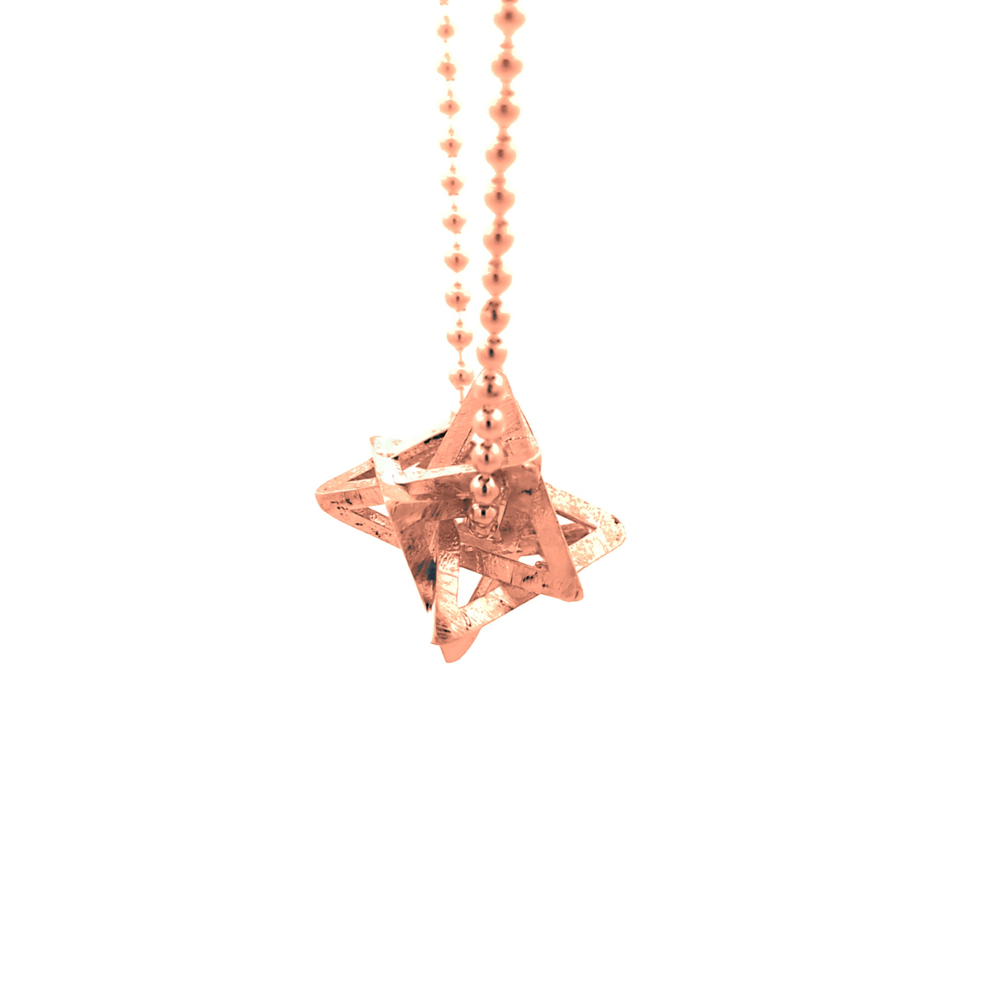 Regular Merkabah — 14K Gold — Rose Gold — view 3
