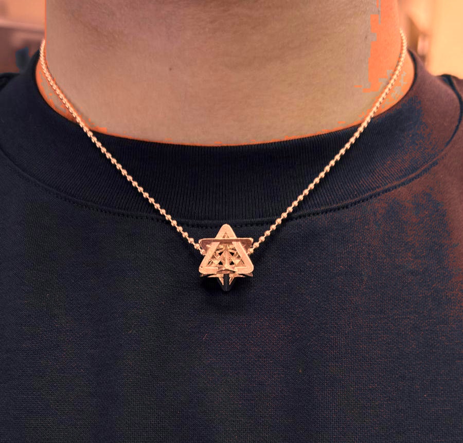 Regular Merkabah — 14K Gold — Rose Gold — view 4