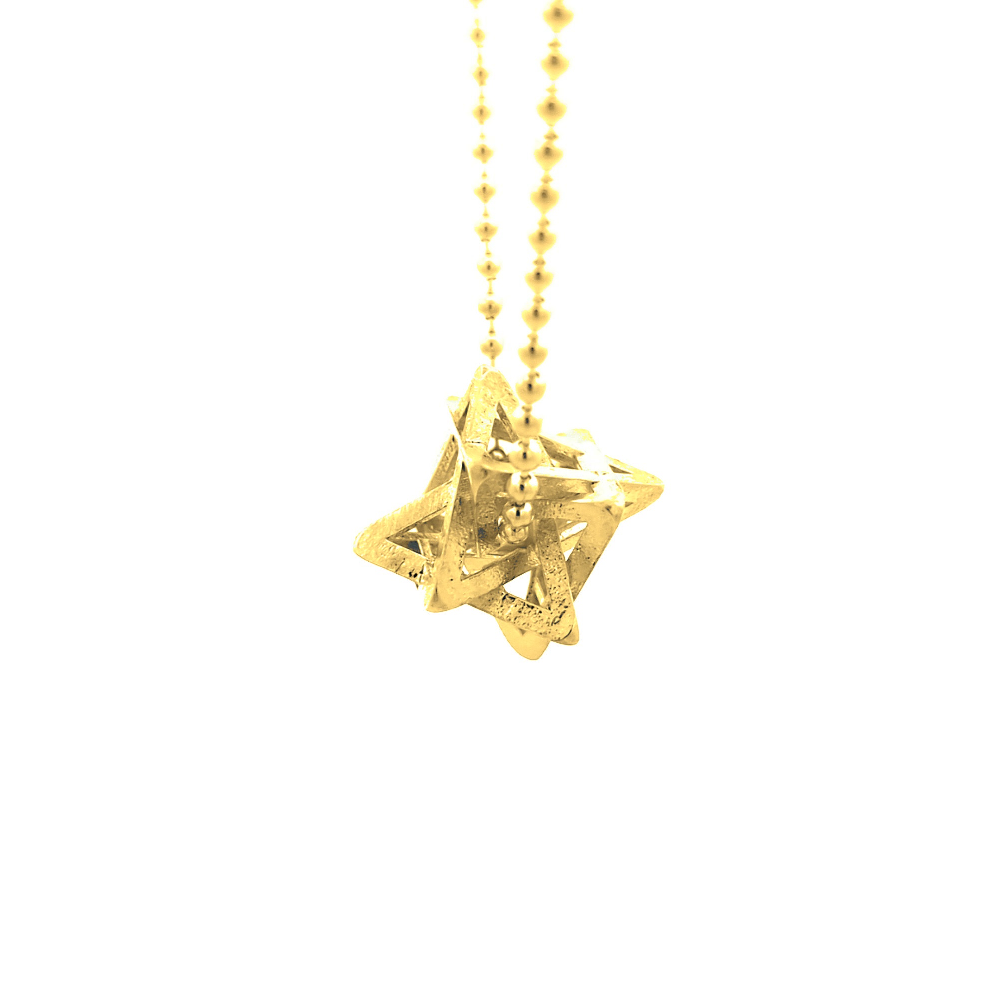 Regular Merkabah — 14K Gold — Yellow Gold — view 2