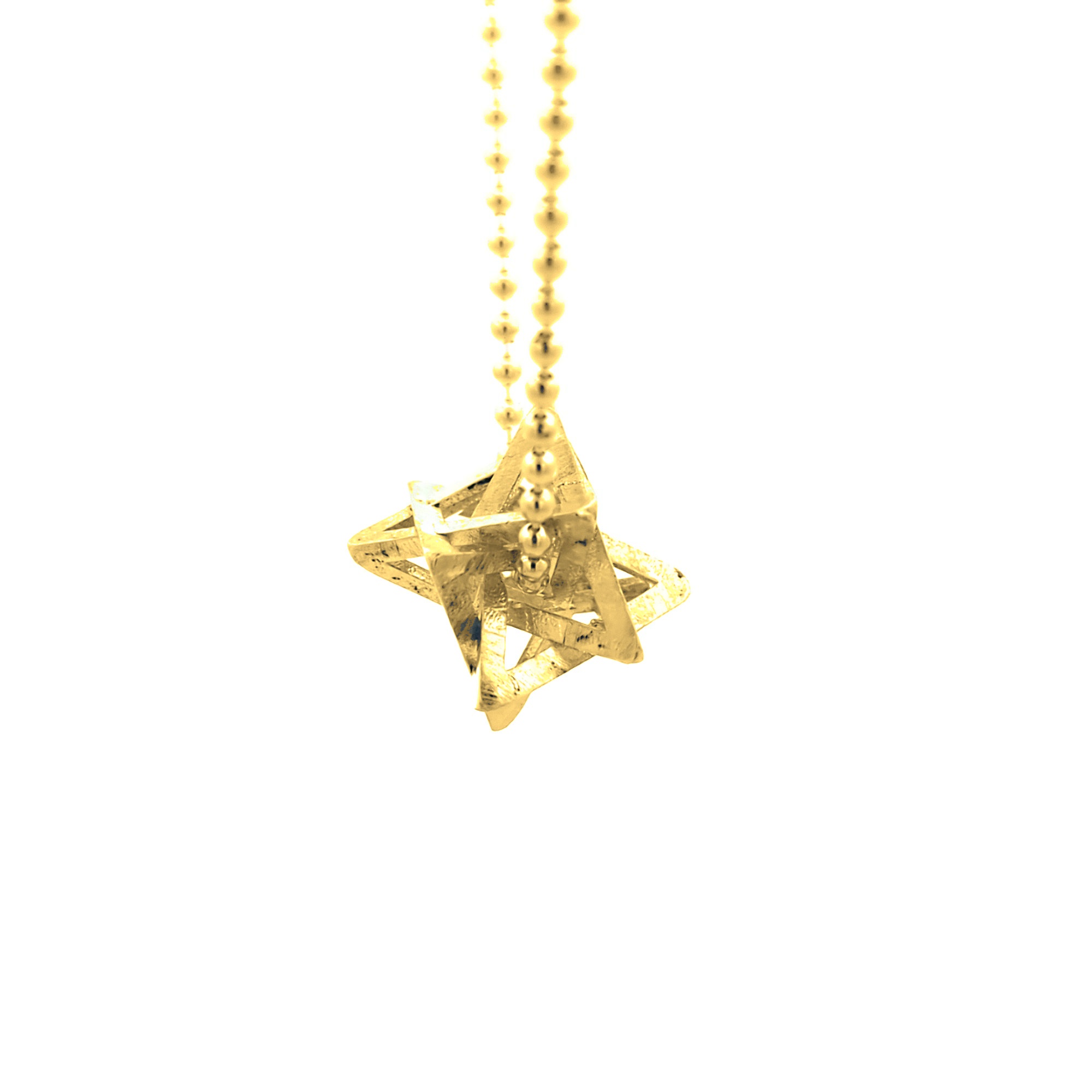 Regular Merkabah — 14K Gold — Yellow Gold — view 3