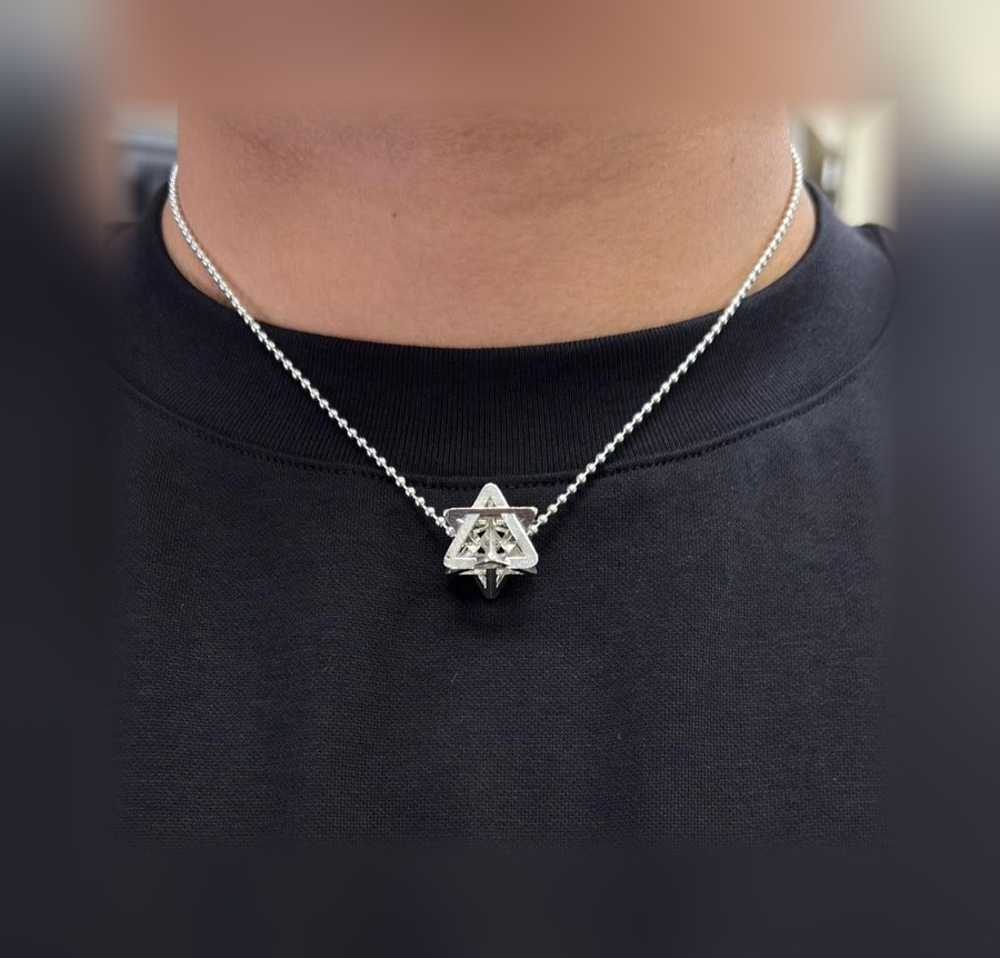 Small Merkabah — Sterling Silver — view 4