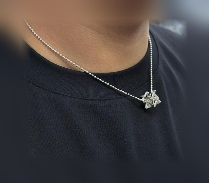 Small Merkabah — Sterling Silver — view 6
