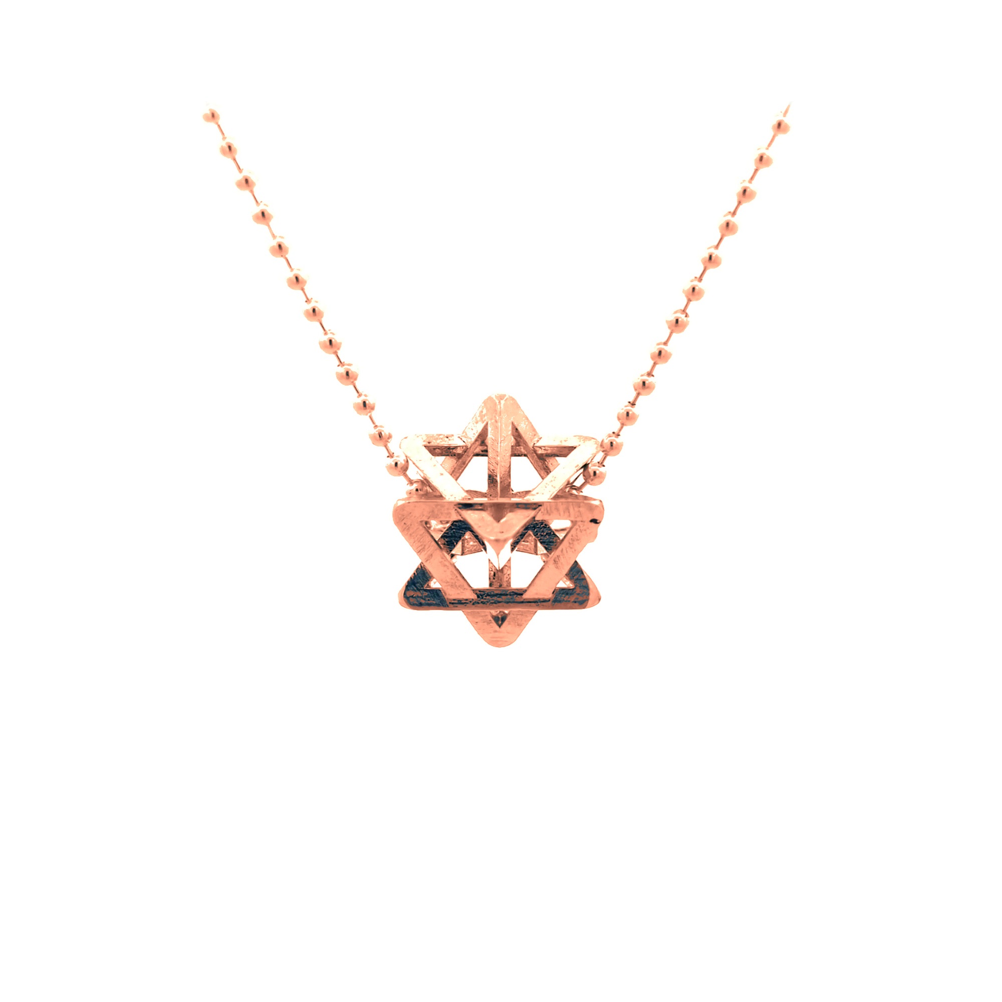 Small Merkabah — 14K Gold — Rose Gold