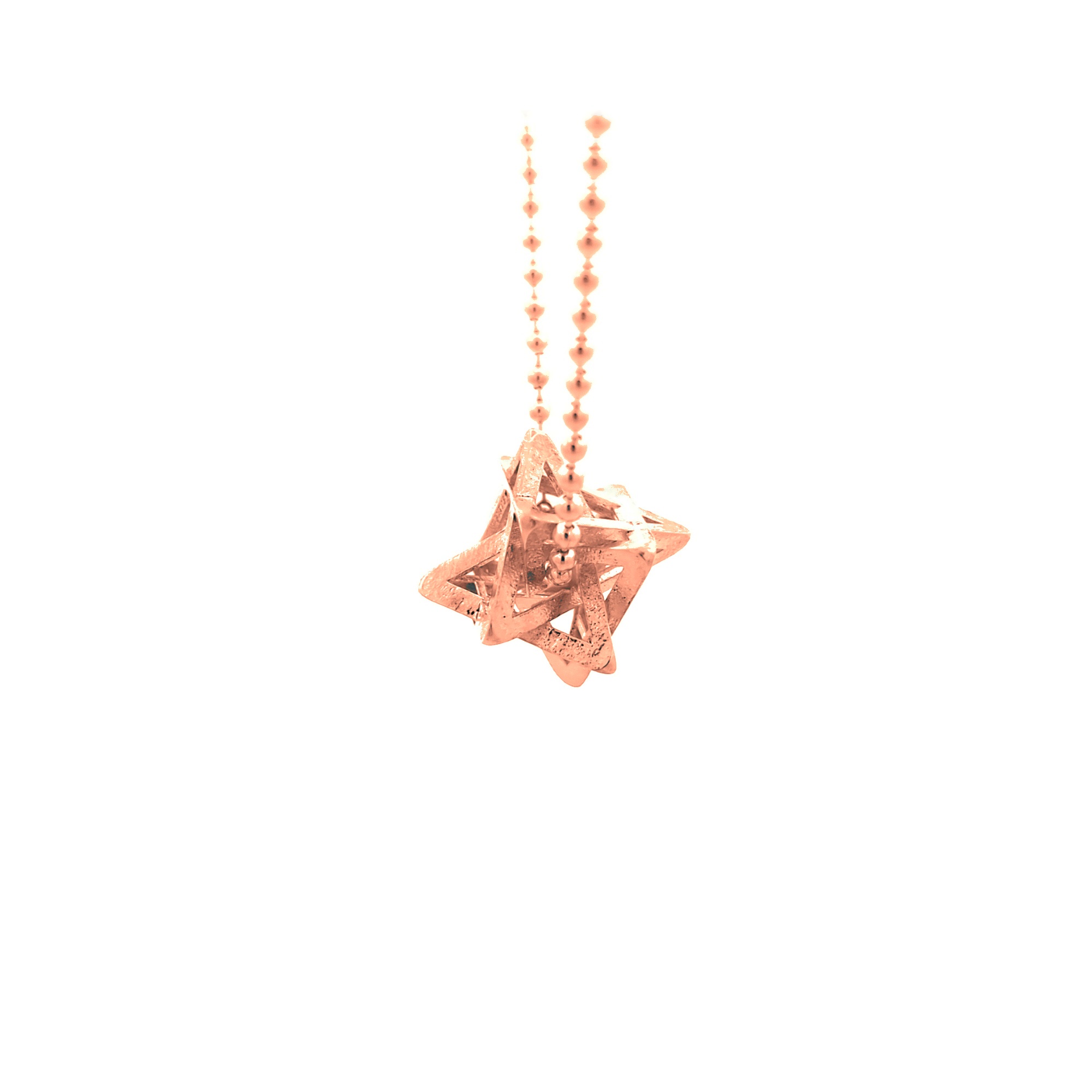 Small Merkabah — 14K Gold — Rose Gold — view 2