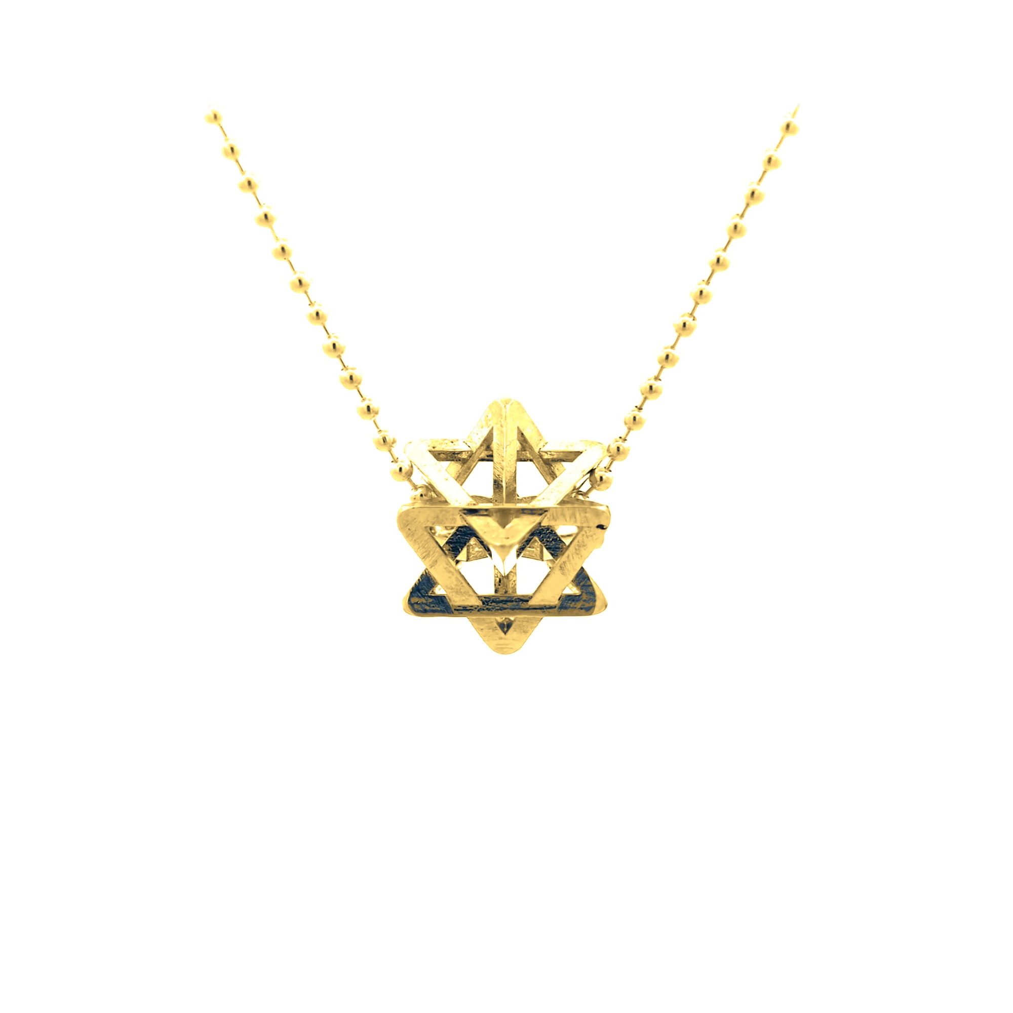 Small Merkabah — 14K Gold — Yellow Gold