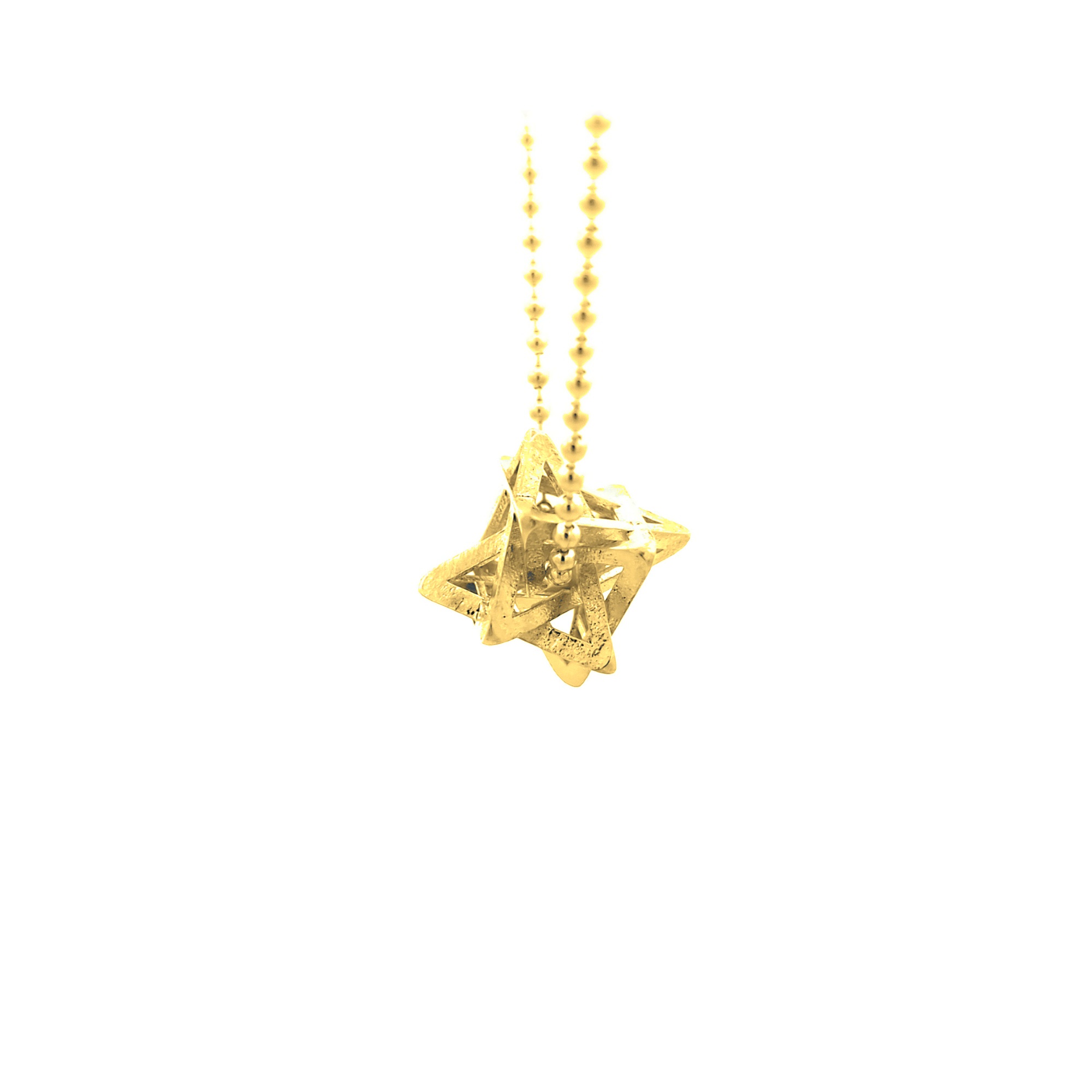 Small Merkabah — 14K Gold — Yellow Gold — view 2