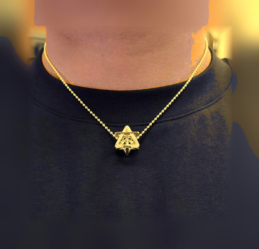 Small Merkabah — 14K Gold — Yellow Gold — view 4