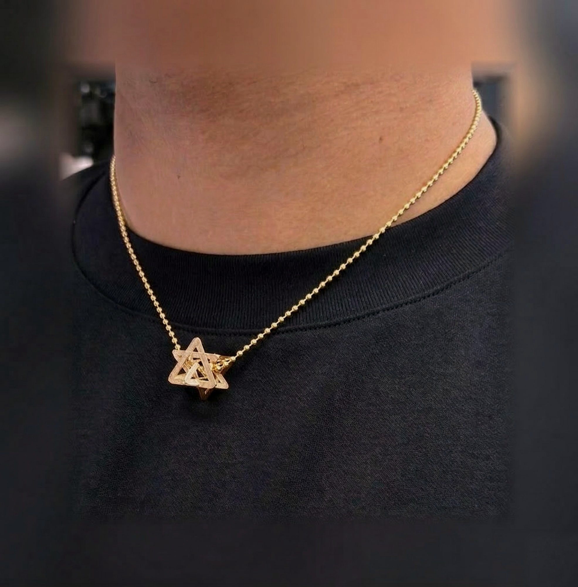 Small Merkabah — 14K Gold — Yellow Gold — view 6