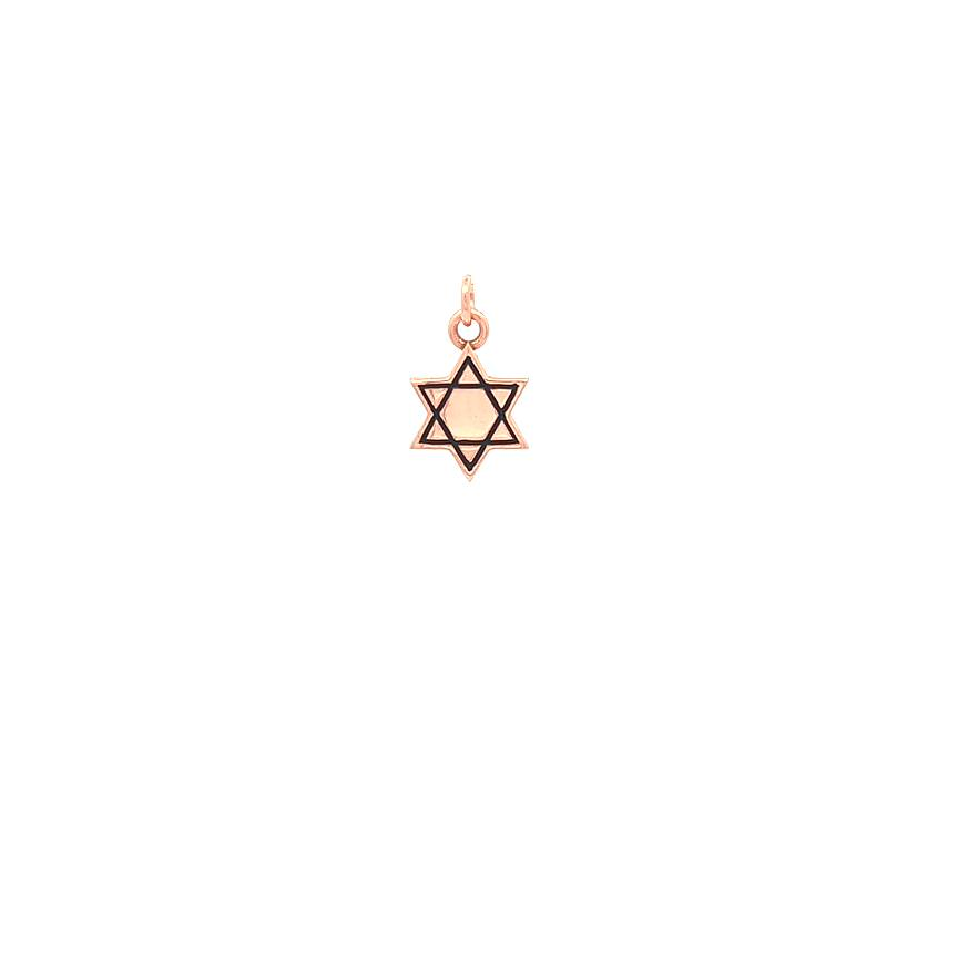 Star of David Pendant (Small) — Rose Gold